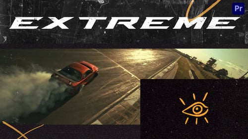 Dynamic Grunge Opener for Extreme Sports Videos