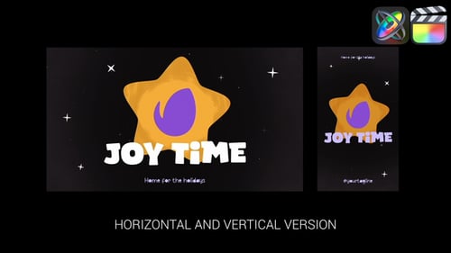 Logo morphing pour les fêtes de fin d'année pour le FCPX