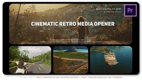 Dynamic Travel Multi-Screen Opener with Retro Film Look