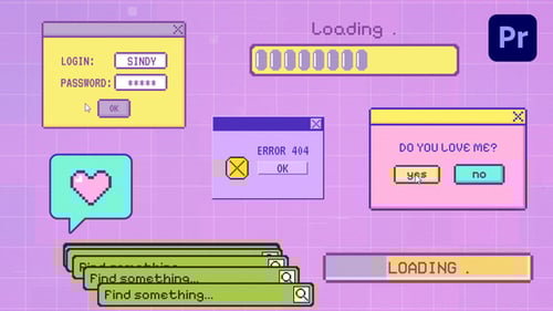 8bit Computer Windows Retro Interface Part 1