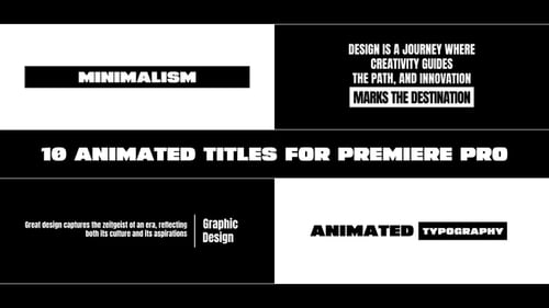 Title Animations for Premiere Pro