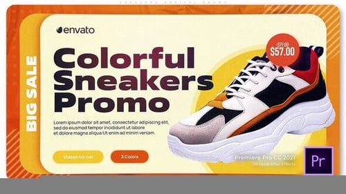 Dynamic Sneaker Sales Promotion Slideshow
