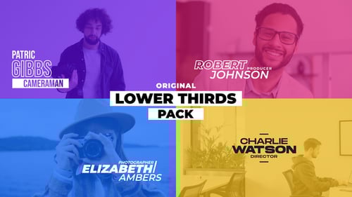 Lower Thirds Pack / MOGRT