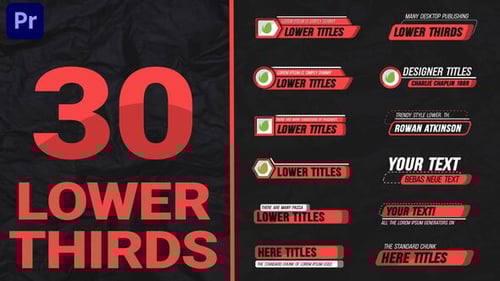 Lower Thirds Pack MOGRT