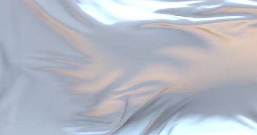 White Elegant 2 Silk Cloth Waving Loop 4 K 1
