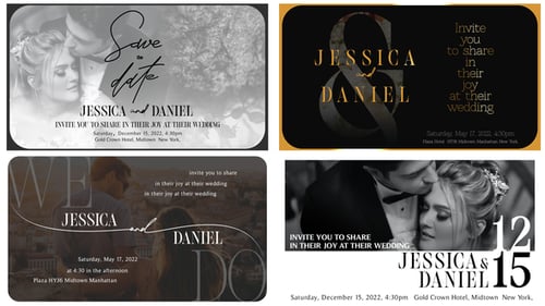 Clean Wedding Invitation