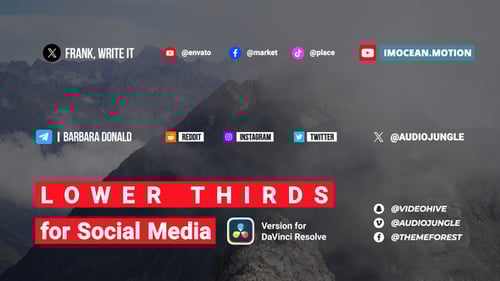 Lower Thirds for Social Media | DaVinci Resolve