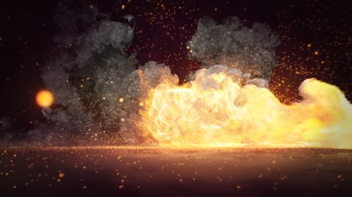 Energetic Fire Logo Stinger