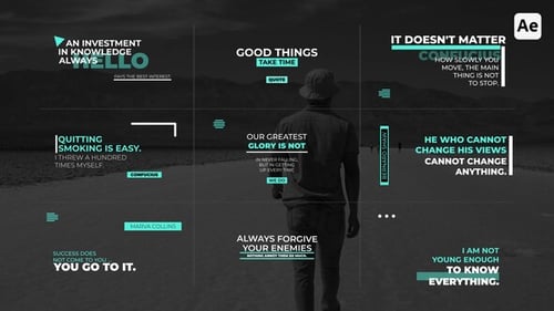 Typography Text Titles | AE