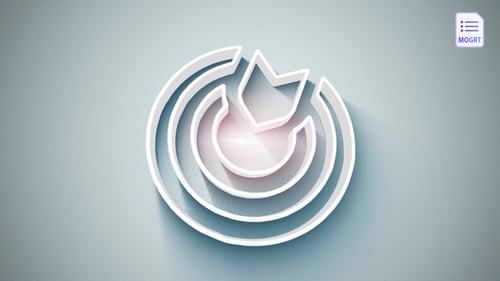 Modern 3D Logo Reveal with Cinematic Light Rays