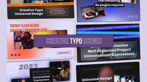 Creative Typo Scenes