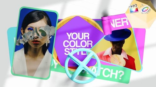 Intro Rolling colorée