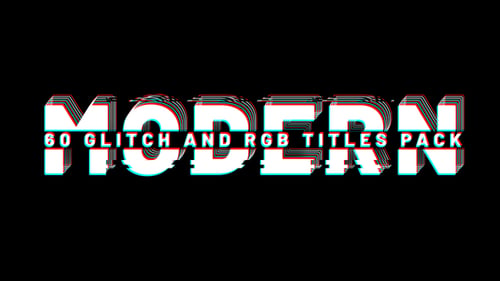 Kinetic Glitch Titles | Big Pack