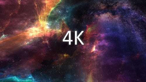 Abstract Space Nebula Background Loop