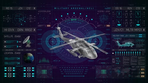 HUD PRO Military Heli