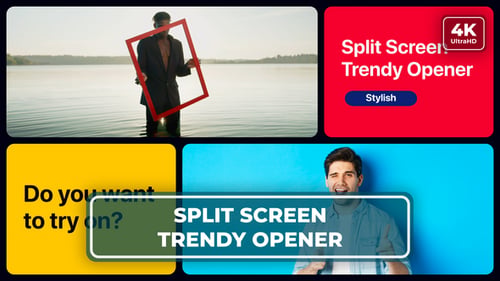 Multiscreen Slideshow Opener | Split Screen