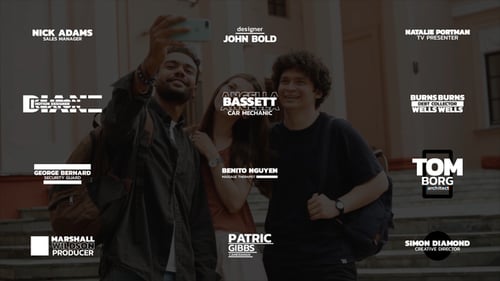 RGB Big Lower Thirds | AE