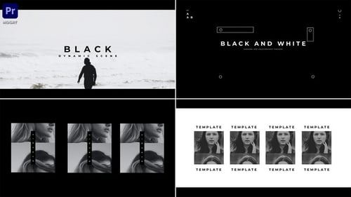Black White Intro Show