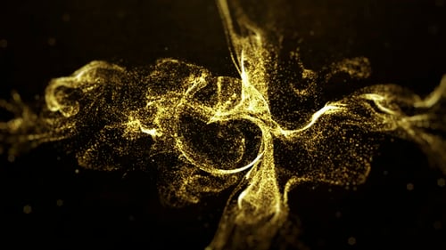 Gold Particle Logo