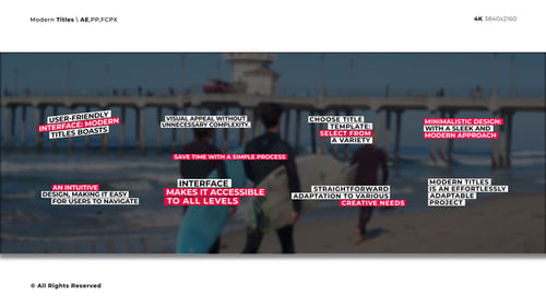 Modern Titles | After Effects
