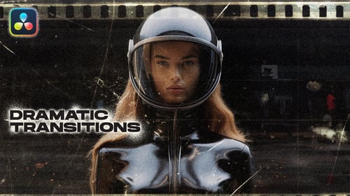 Dramatic Glitch Film Transitions