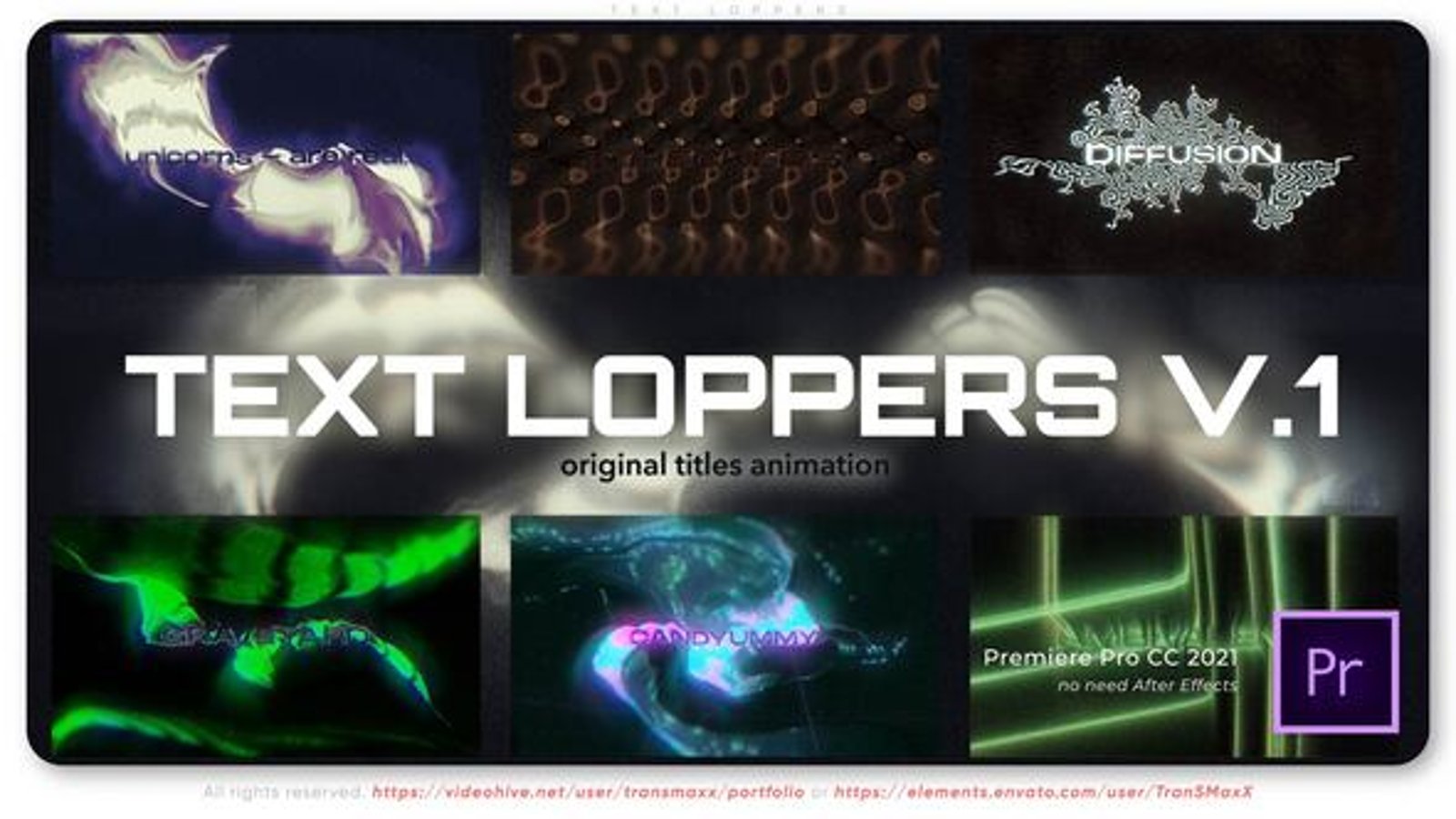 Dynamic Abstract Text Animations with Fluid Effects, Titles ft. text ...
