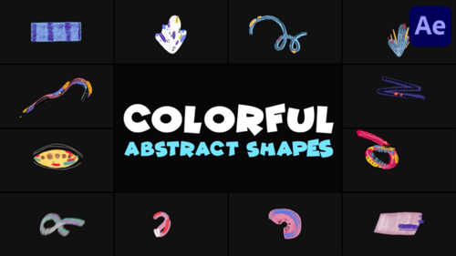 Colorful Abstract Shapes | After Effects