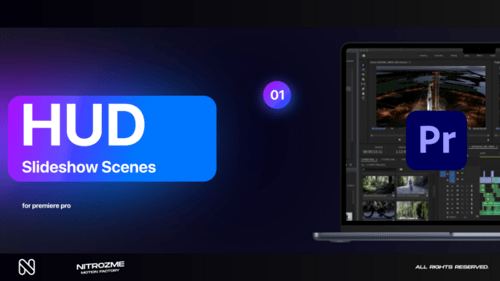 HUD Slideshow Scenes Vol. 01 for Premiere Pro