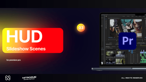 HUD Slideshow Scenes Vol. 03 for Premiere Pro