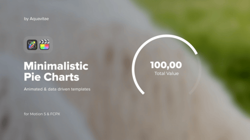 Minimalistic Pie Charts for FCPX & Motion
