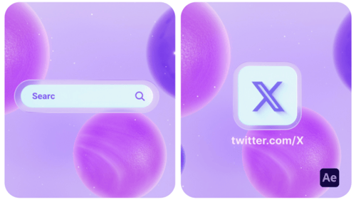 3D Search Logo Opener