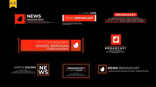 News Lower Thirds V.5