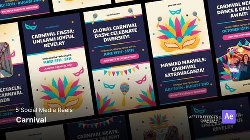 Social Media Reels - Carnival After Effects Template