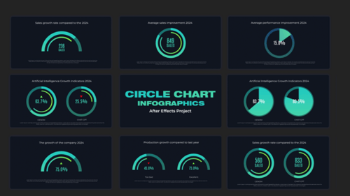 Infographics Circle Chart