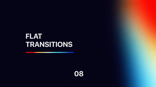 Flat Transitions for Premiere Pro Vol. 08