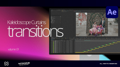 Kaleidoscope Curtains Transitions Vol. 01