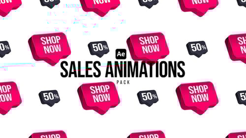 Dynamic Animated Sales Tags and Discount Badges Pack