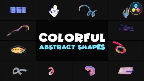 Colorful Abstract Shapes | DaVinci Resolve