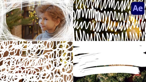 Transiciones de Snow Scribble | After Effects