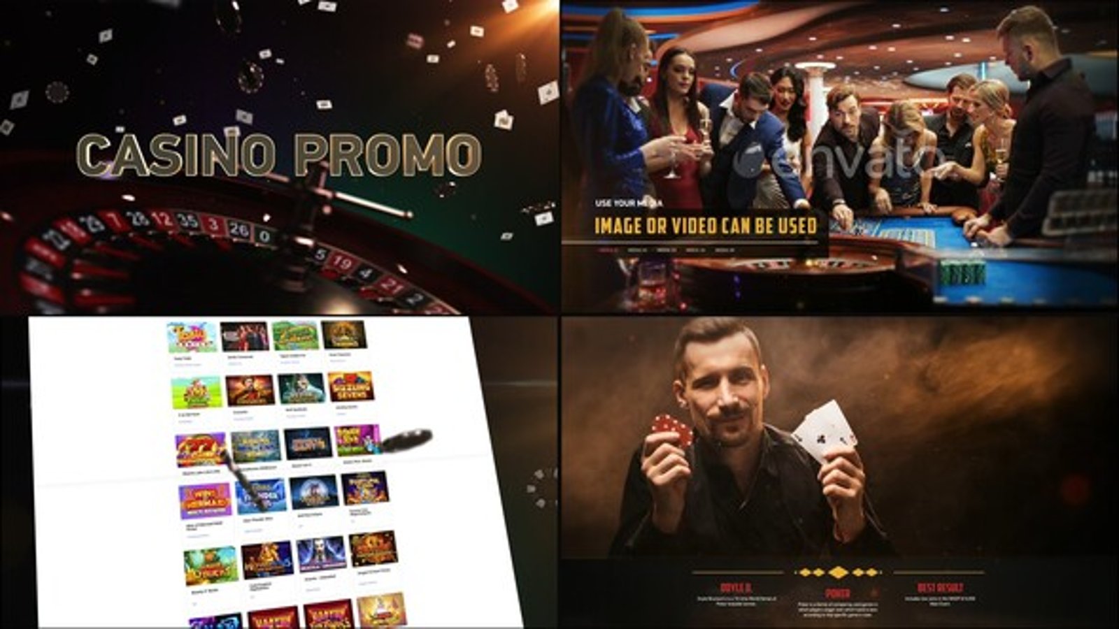 Casino Promo Template, Product Promo ft. casino & 3D casino - Envato