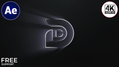Dynamic Light Streak Logo Reveal Opener