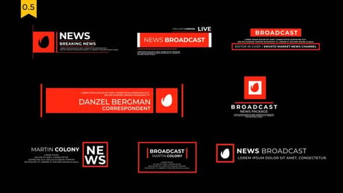 News Lower Thirds V.5