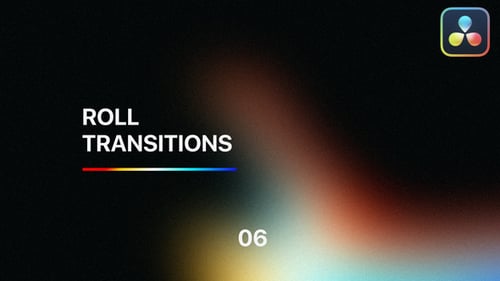 Roll Transitions for DaVinci Resolve Vol. 06