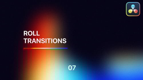 Roll Transitions for DaVinci Resolve Vol. 07