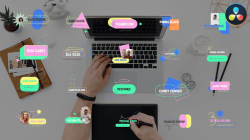 Títulos de diseño para DaVinci Resolve