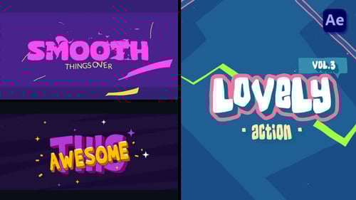 Vibrant Cartoon Logo Opener with Dynamic Text Animation