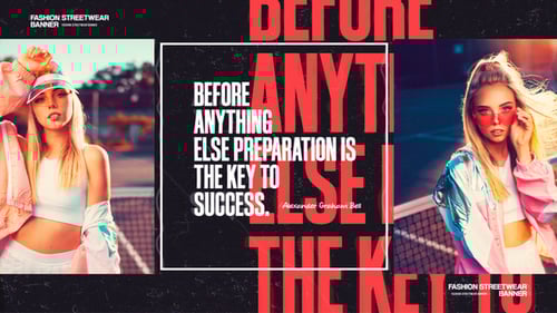 Modern Glitch Urban Opener with Dynamic Text