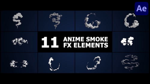 Animated Anime Smoke Effects and Transitions