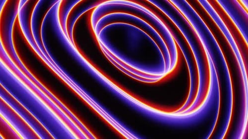 Neon divergent vom Zentrum der Welle 02