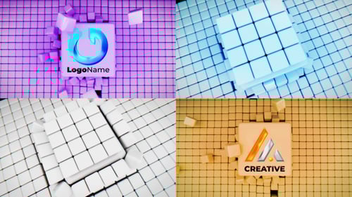 Cubes Build Up Intro